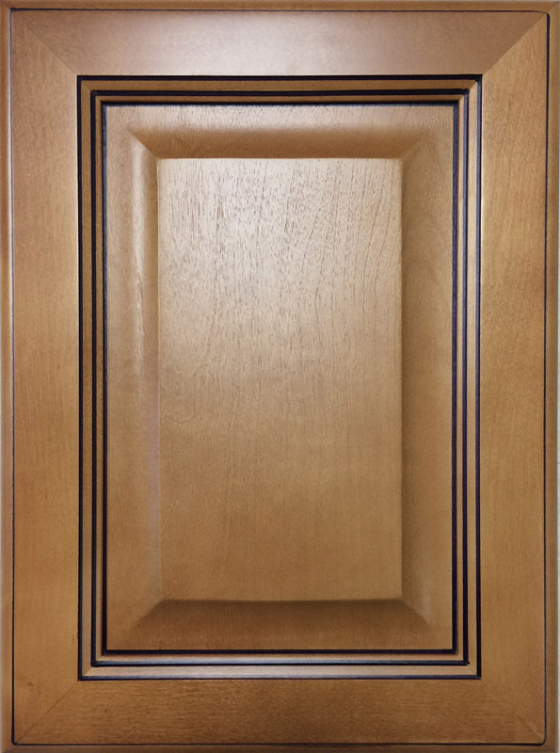 Stately Raised Panel Candelite with Ebony Glaze Finish
